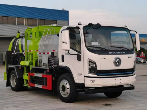 陜汽8方純電動(dòng)餐廚垃圾車
